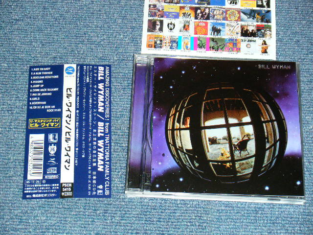 Photo1: BILL WYMAN ビル・ワイマン(THE ROLLING STONES) - BILL WYMAN ビル・ワイマン (MINT/MINT) / 1995 JAPAN "PROMO" Used CD with OBI 