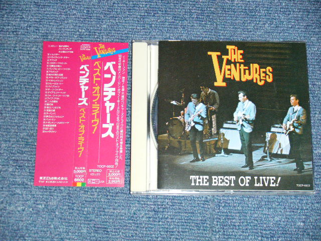 Photo1: THE VENTURES ベンチャーズ - BEST OF LIVE (MINT-/MINT) / 1991 JAPAN ORIGINAL Used CD with OBI