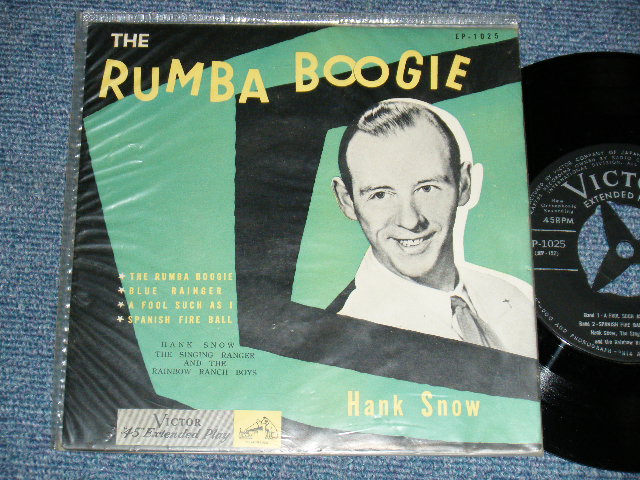 Photo1: HANK SNOW -The Rumba Boogie (MINT-/Ex+++) / 1950`sJAPAN ORIGINAL Used 7" 45rpm EP