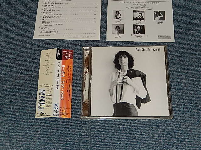 Photo1: PATTI SMITH パティ・スミス - HORSES (MINT-/MINT) / 1996 JAPAN Used CD with OBI