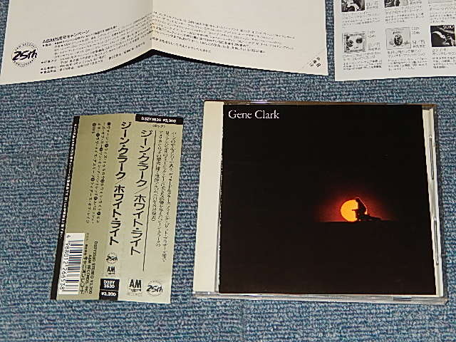 Photo1: GENE CLARK ジーン・クラーク - WHITE LIGHT ホワイト・ライト (MINT-/MINT) / 1987 JAPAN ORIGINAL "3,200 Yen Mark" Used CD with OBI