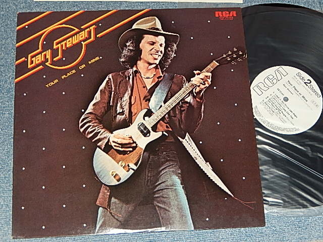 Photo1: GARY STEWART ゲイリー・スチュワート) - YOUR PLACE OR MUSIC (Ex+++/MINT-) / Japan 1977 "WHITE LABEL PROMO" Used LP