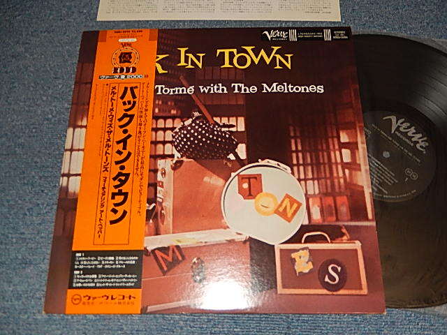 Photo1: MEL TORME with The MELTONES メル・トーメ - BACK IN TOWN (MINT-/MINT-) /  1986 Version Japan REISSUE Used LP with OBI