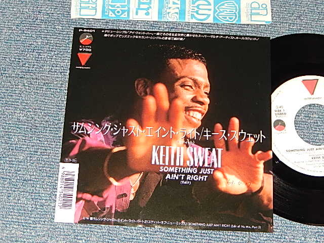 Photo1: KEITH SWEAT キース・スウェット - A)Something Just Ain't Right   B)Something Just Ain't Right (Edit Of Nu Mix, Part 2) ( Ex+++/MINT-)   / 1988 JAPAN ORIGINAL "PROMO"  Used 7"45 Single