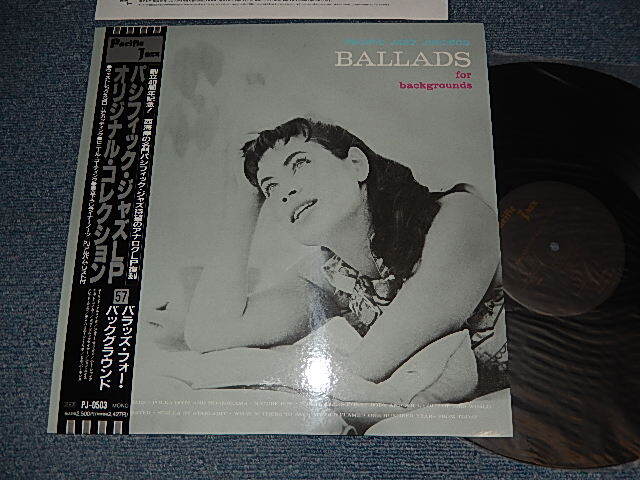 Photo1: V.A. Various - Ballads For Backgrounds (MINT-/MINT) /1992 JAPAN ORIGINAL / REISSUE Used LP  with OBI 