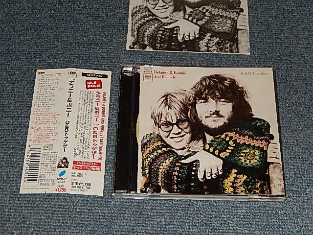 Photo1: DELANEY & BONNIE デラニー＆ボニー  - D & B TOGETHER (ORIGINAL ALBUM + BONUS) （MINT/MINT)/ 2003 JAPAN ORIGINAL Used CD with OBI