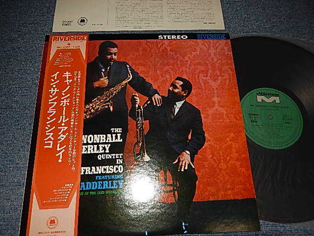 Photo1: CANNONBALL ADDERLEY -The Cannonball Adderley Quintet in San Francisco (Ex++/MINT-) / 1974 JAPAN ORIGINAL Used LP with OBI 