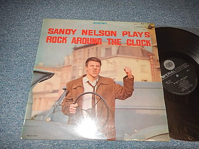 Photo1: SANDY NELSON サンディ・ネルソン - PLAYS ROCK AROUND THE CLOCK サンディ・ネルソンの暴力教室 (Ex+/Ex+ Looks:Ex+ EDSP)  /  1964 JAPAN ORIGINAL Used LP  