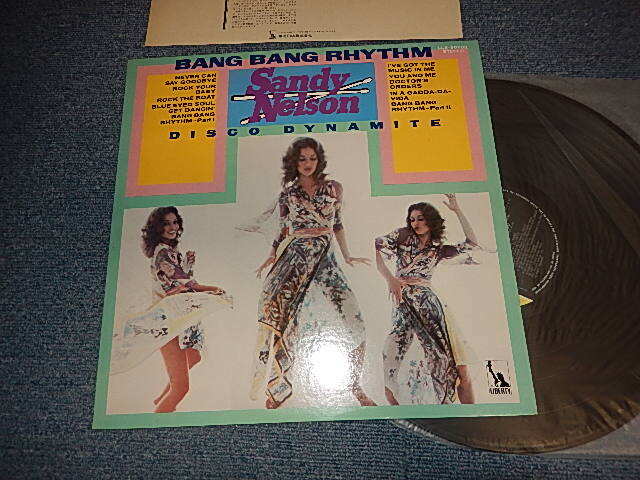 Photo1: SANDY NELSON  サンディ・ネルソン - BANG BANG RHYTHM : DISCO DYNAMITE (Ex++++/MINT-) /  1975 JAPAN ORIGINAL Used LP 