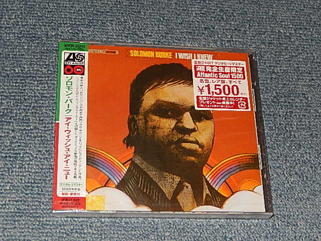 Photo1: SOLOMON BURKE ソロモン・バーク - I WISH I KNEW アイ・ウィッシュ・アイ・ニュー (SEALED) / 2007 JAPAN "BRAND NEW SEALED" CD with OBI  オビ付き