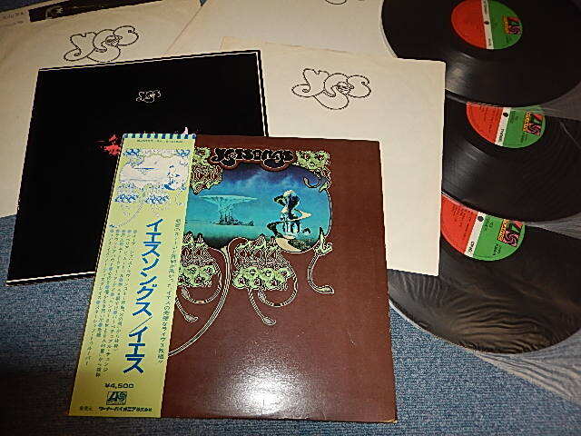 Photo1: YES イエス - YES SONGS (Ex+/MINT-) /1973 JAPAN ORIGINAL Used 3-LP with OBI