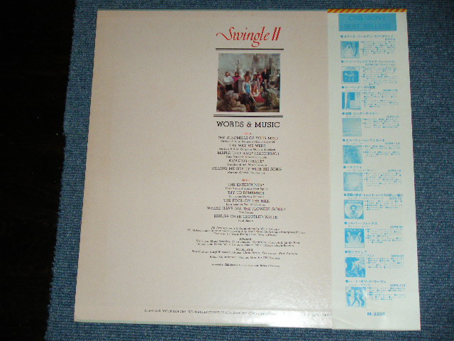 Photo: SWINGLE II - WORDS AND MUSIC / 1974 JAPAN ORIGINAL Used  LP With OBI 