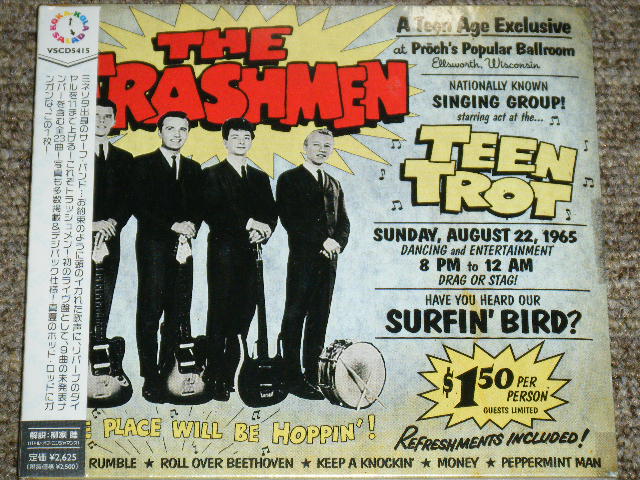 Photo1: THE TRASHMEN - TEEN TROT / 2002 US ORIGINAL CD With JAPAN  ORIGINAL OBI & LINNER Brand New Sealed CD 