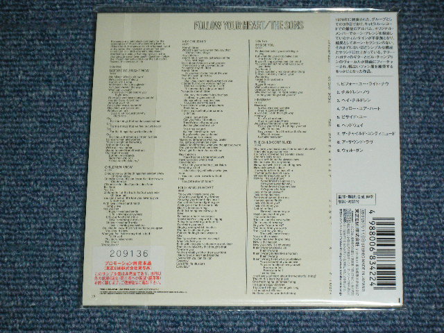 Photo: THE SONS - FOLLOW YOUR HEART  / 2005 JAPAN ONLY MINI-LP PAPER SLEEVE Promo Brand New Sealed CD 