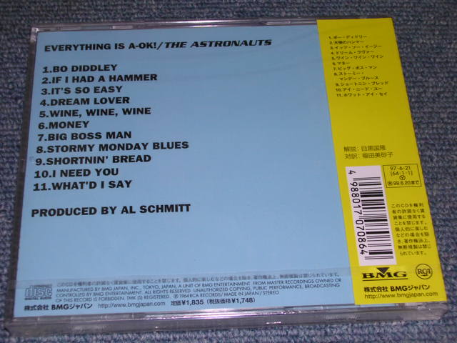 Photo: THE ASTRONAUTS - EVERYTHING IS A-OK! / 1997 JAPANE Brand New Sealed CD