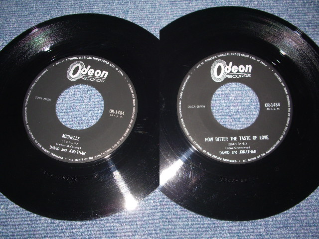 Photo: DAVID and JONATHAN - MICHELLE ( Cover Song of THE BEATLES )/ 1960s  JAPAN ORIGINAL 7"SINGLE 