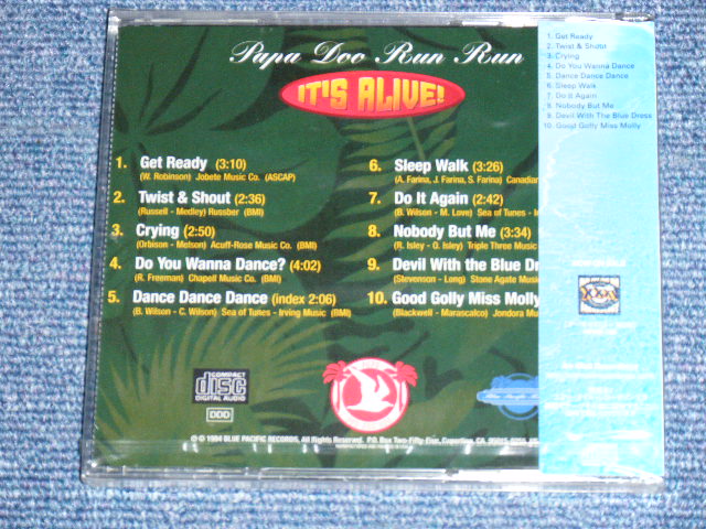 Photo: PAPA DOO RUN RUN  ( SOUND LIKE  JAN & DEAN, BEACH BOYS ) - IT'S ALIVE  / 2000 Released  JAPAN ORIGINAL  Brand New  Sealed  CD