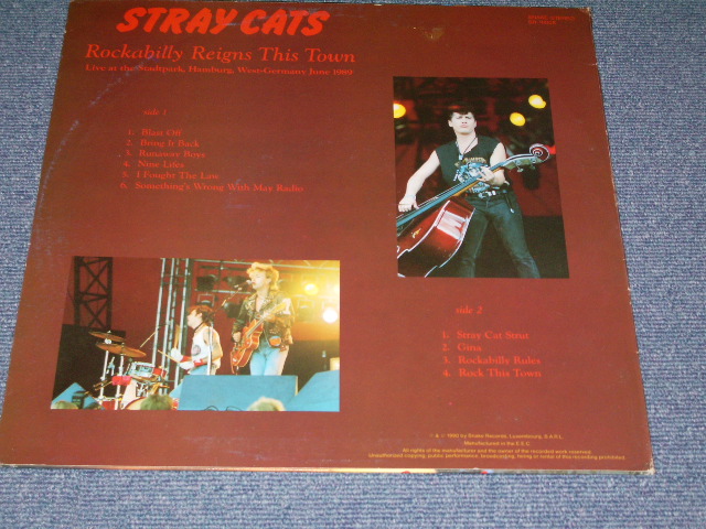 Photo: STRAY CATS  ストレイ・キャッツ - ROCKABILLY REIGNES THIS TOWN  / COLLECTORS ( BOOT ) Used LP 