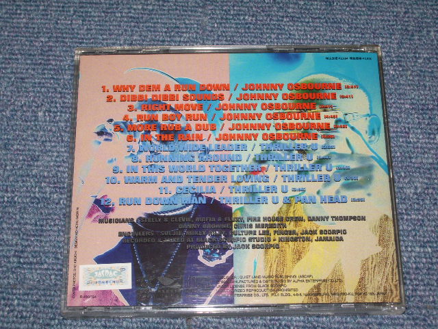 Photo: JOHNNY OSBOURNE & THRILLER U - JOHNNY OSBOURNE vs THRILLER U / 1992 JAPAN Used CD With OBI 