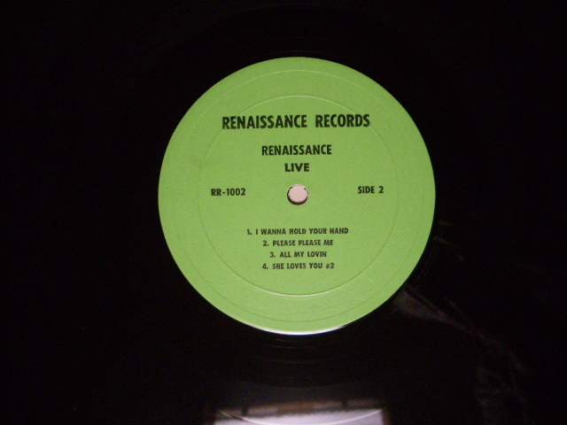 Photo: BEATLES - LIVE RENAISSANCE MINSTRELS VOLUME I /  ORIGINAL COLLECTOR'S LP