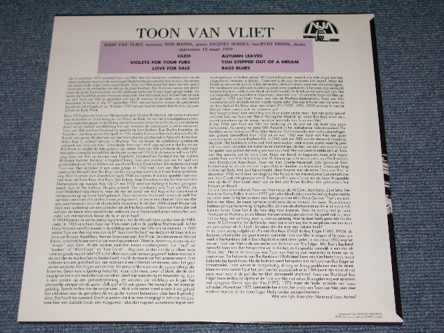 Photo: TOON VAN VLIET -  TOON VAN VLIET '59 / 1999 JAPAN LIMITED 1st RELEASE BRAND NEW 10"LP Dead stock