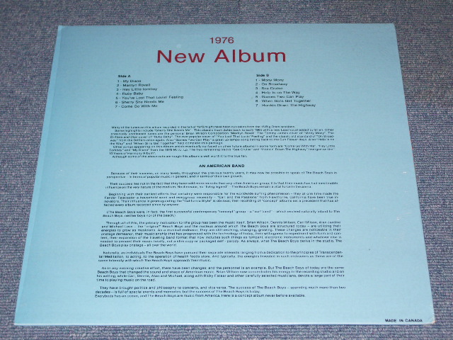 Photo: THE BEACH BOYS - THE NEW ALBUM  /  CANADA  COLLECTORS ( BOOT ) LP