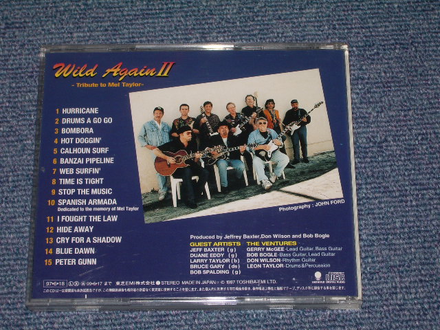 Photo: THE VENTURES - WILD AGAIN II / 1997 JAPAN Original Used CD With OBI