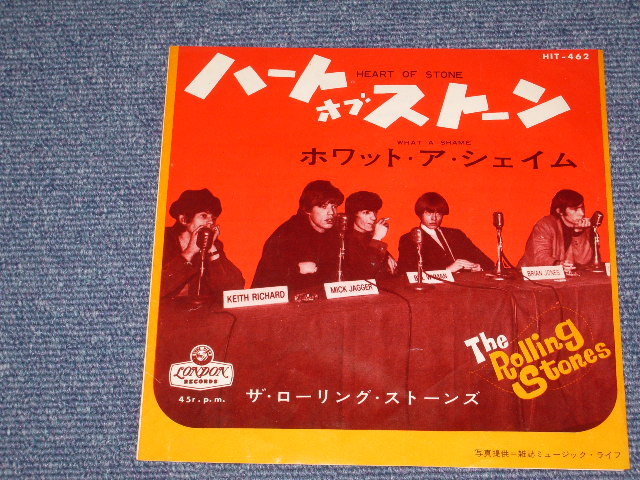 Photo1: THE ROLLING STONES - HEART OF STONE / 1965 JAPAN ORIGINAL 7"Single 