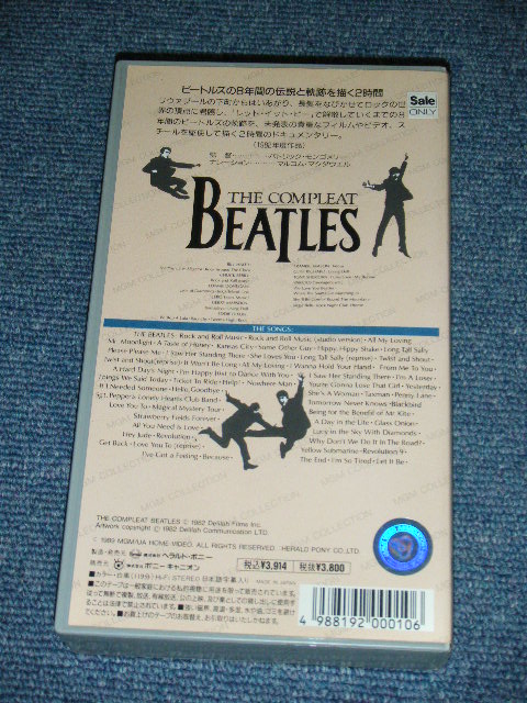 Photo: BEATLES - THE COMPLETE BEATLES / 1989 JAPAN ORIGINAL Used  VIDEO 