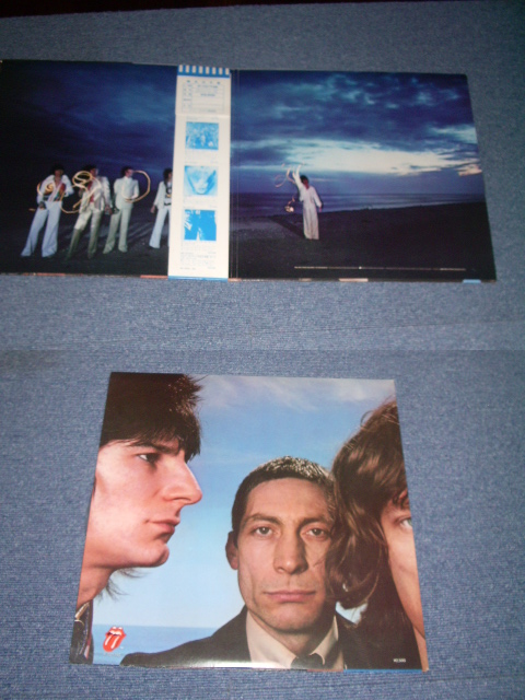 Photo: THE ROLLING STONES - BLACK AND BLUE / 1976 JAPAN ORIGINAL Used  LP With OBI With BACK ORDER SHEET on OBI'S BACK 