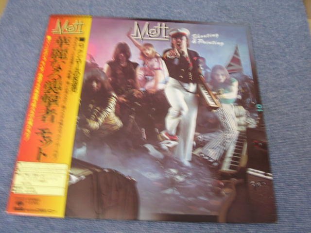 Photo1: MOTT - SHOUTING & POINTING /  1976 JAPAN  LP+OBI