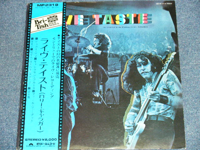 Photo1: TASTE ( RORY GALLAGHER ) - LIVE TASTE  / 1973 JAPAN ORIGINAL Used LP With OBI With BACK ORDER SHEET on OBI'S BACK 
