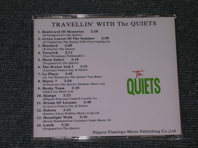 Photo: THE QUIETS - TRAVELLIN' WITH (SEALED) / JAPAN ORIGINAL "BRAND NEW SEALED" "PRESS " CD 
