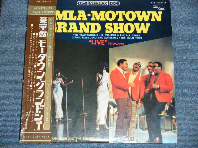 Photo1: va OMNIBUS ( THE TMEPTATIONS : JR. WALKER & THE ALL STARS : DIANA ROSS AND THE SUPREMES : THE FOUR TOPS ) - TAMLA-MOTOWN GRAND SHOW / 1968 JAPAN Only 2LP With OBI