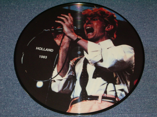 Photo: DAVID BOWIE -  HOLLAND 1983  / 1983??? COLLECTORS ( BOOT ) Picture Disc  LP