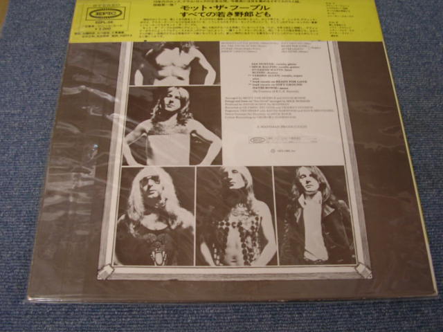 Photo: MOTT THE HOOPLE - ALL THE YOUNG DUDES  /  1972 JAPAN ORIGINAL Used  LP+OBI  