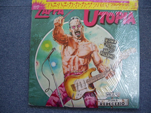 Photo1: FRANK ZAPPA - THE MAN FROM UTOPIA / 1983 JAPAN ORIGINAL PROMO LP With OBI + SHRINK WRAP + BOOK