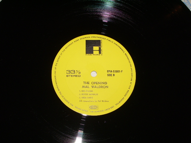 Photo: MAL WALDRON - THE OPENING / 1971?  JAPAN Used LP With OBI With SHRINK WRAP 