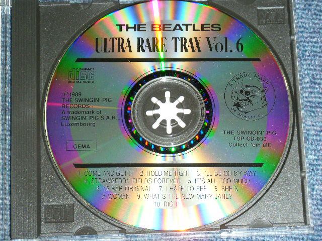 Photo: THE BEATLES -  ULTRA RARE TRAX  VOL.6 / 1989 GERMANY Used COLLECTOR'S CD 