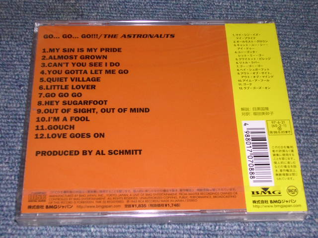 Photo: THE ASTRONAUTS -  GO...GO...GO!!! / 1997 JAPANE Brand New Sealed CD
