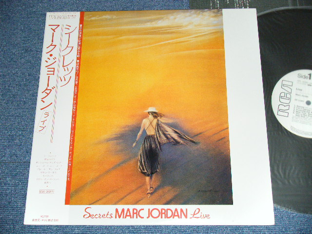 Photo1: MARC JORDAN - SECRETS  / 1981 JAPAN ORIGINAL White Label PROMO MINT- LP With OBI 