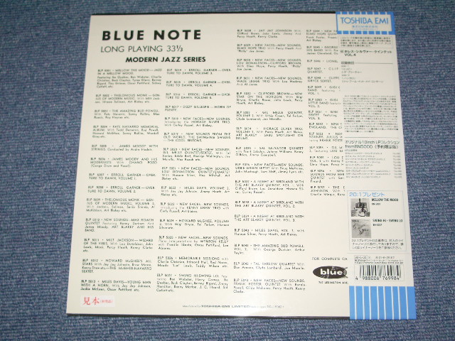 Photo: HORACE SILVER QUINTET - HORACE SILVER QUINTET VOL.4 / 1999 JAPAN PROMO  LIMITED 1st RELEASE  10"LP W/OBI