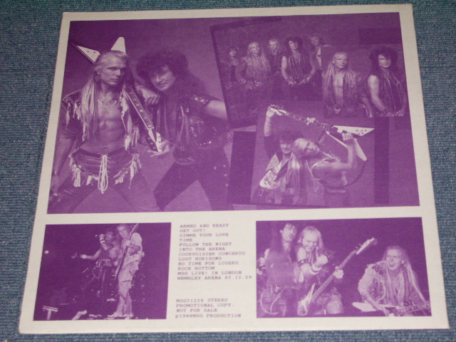 Photo: MSG  MICHAEL SCHENKERGROUP - GIMME YOUR LOVE   / 1988 US BOOT  COLLECTORS   LP  