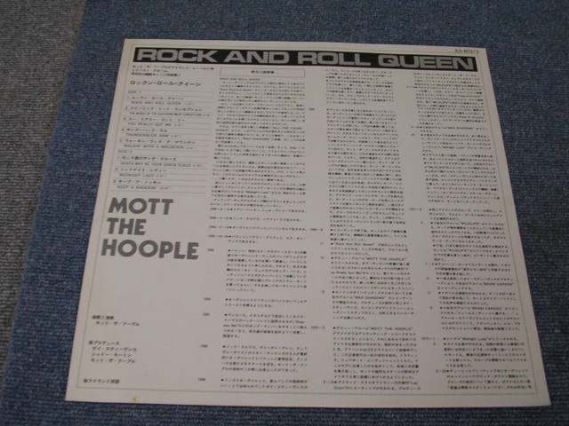 Photo: MOTT THE HOOPLE - ROCK AND ROLL QUEEN  /  1970s JAPAN   REISSUE White Label Promo LP + OBI 