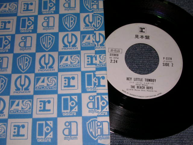 Photo: THE BEACH BOYS - PEGGY SUE / 1978 JAPAN ORIGINALWhite Label Promo  used 7"Single