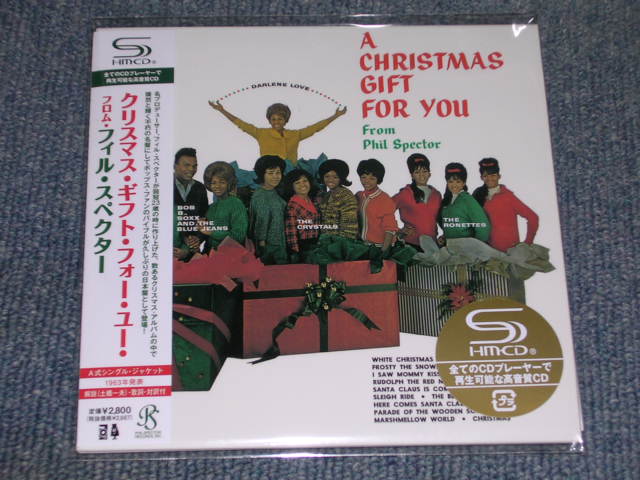 Photo1: VA - A CHRISTMAS GIFT FOR YOU From Phil Spector ( Mini-LP CD/ PAPER SLEEVE ) / 2008 JAPAN Sealed CD  OUT-OF-PRINT niw...