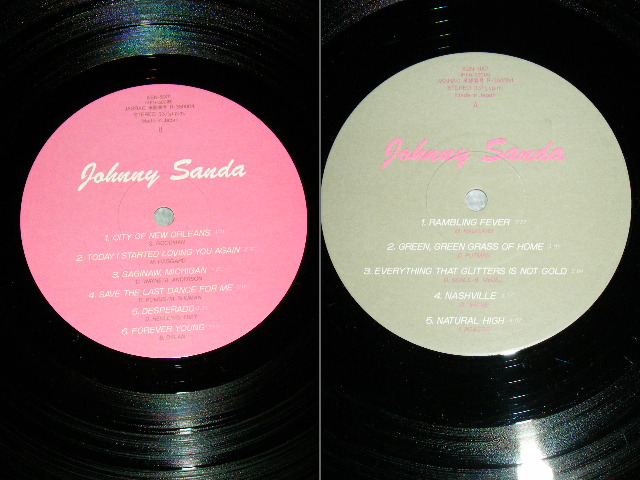 Photo: JOHNNY SANDA - JOHNNY SANDA ( With AUTO GRAPHED SIGNED )   / 1987? JAPAN  ORIGINAL LP 
