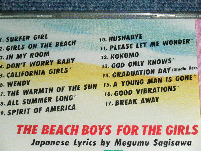 Photo: THE BEACH BOYS - FOR THE GIRLS / 1993  JAPAN  ORIGINAL  Brand New  Sealed  CD