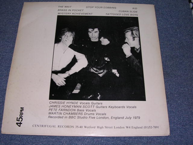 Photo: THE PRETENDERS - THE WAIT ( LIVE BBC 1979 JULY )/  COLLECTORS ( BOOT ) DOUBLE 12" EP