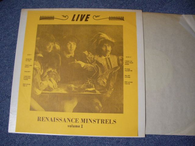Photo1: BEATLES - LIVE RENAISSANCE MINSTRELS VOLUME I /  ORIGINAL COLLECTOR'S LP